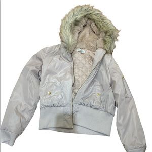 ☀️Womens light pink puffer jacket size small